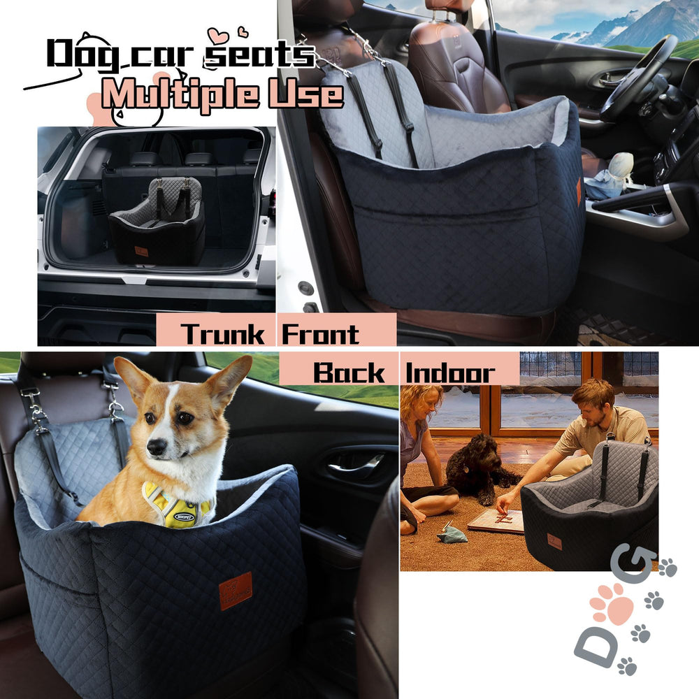 VERGODPRO harness-attachment view shows secure, hands-free restraint during travel