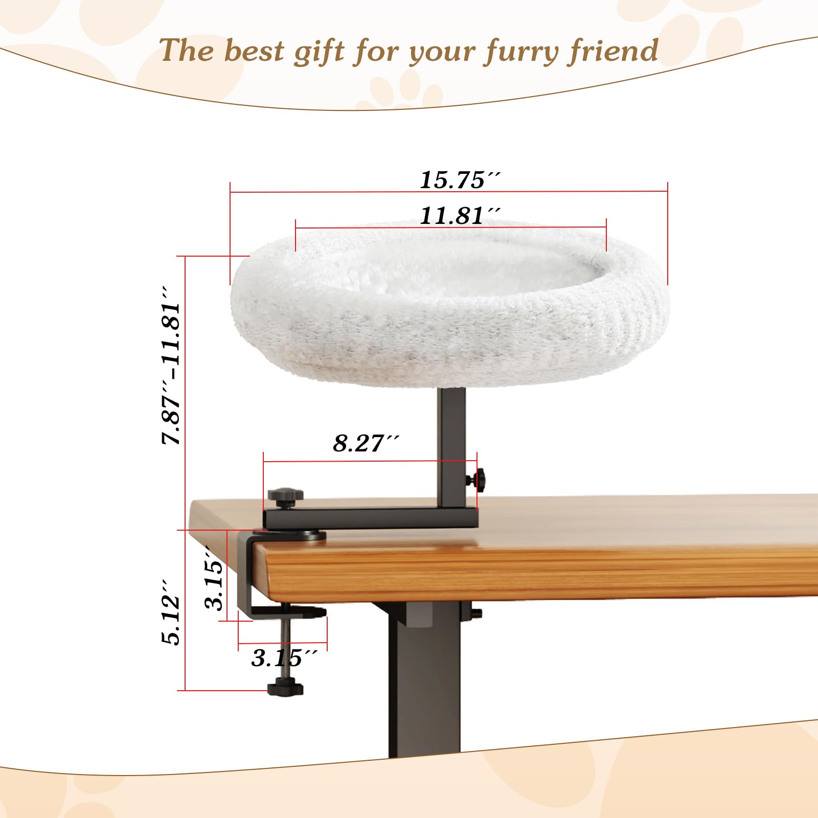 VERIFOST elevated platform keeps cat close yet out of your work zone