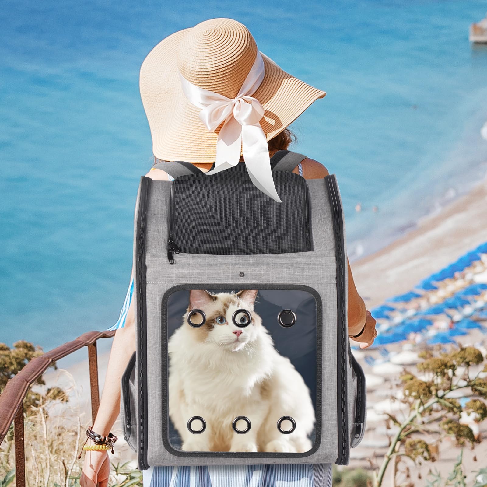VERSMELO eco-friendly Oxford cloth lasts ride after ride while protecting pets and planet.
