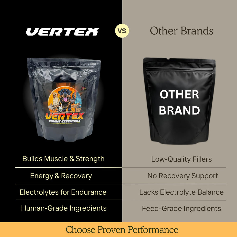 Vertex supports pregnant and lactating dogs with nutrients that may aid milk production