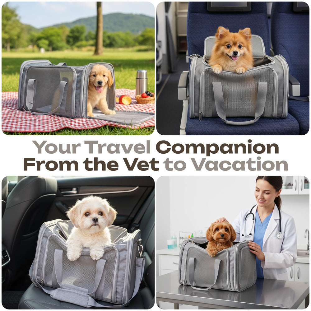 Vertical-Pro pet carrier supports up to 15 lbs for medium pets