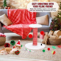 Vertintong Santa hat accessory offers adorable holiday photo props for cats.