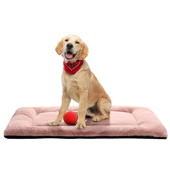 VERZEY dog bed 36inch plush faux fur for cozy indoor naps