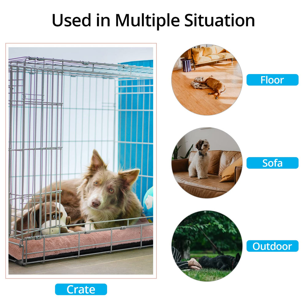 VERZEY dog bed crate pad in-use shows versatile crate comfort