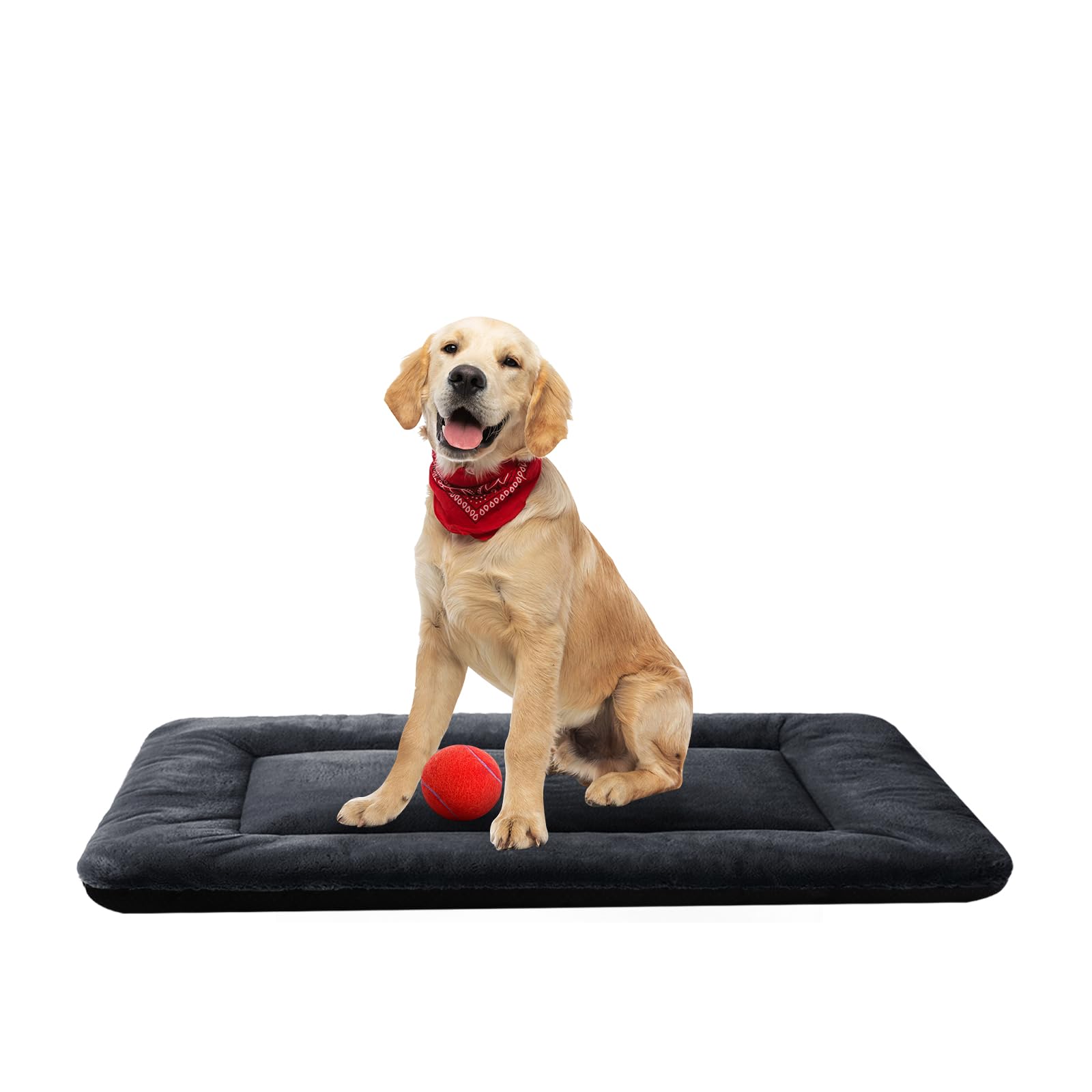 VERZEY dog crate pad ultra soft 36in for cozy crate comfort and easy cleaning.