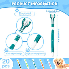Vesici soft-bristles dental brush provides gentle cleaning for gums.