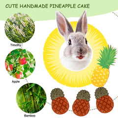 VESPRO Bunny Toys calendula grass cake offers colorful, engaging options for small pets.