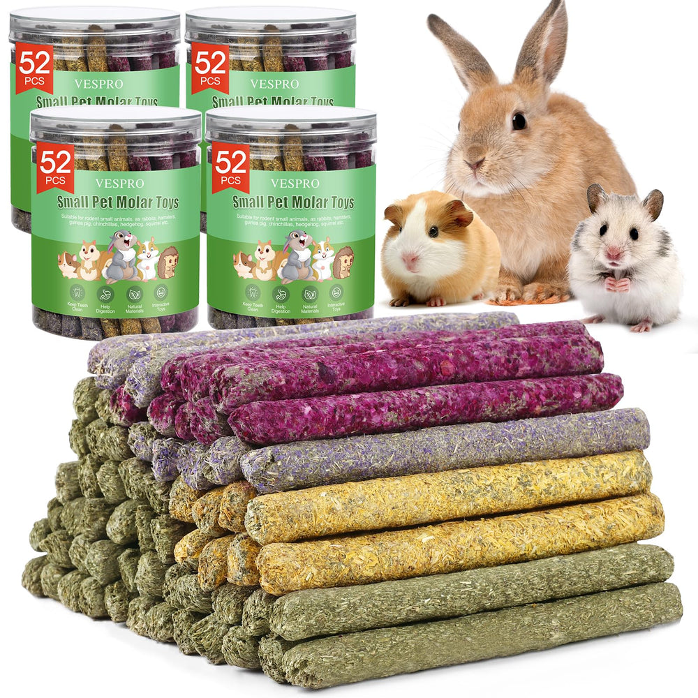VESPRO original Timothy hay sticks for small animals support natural chewing and digestion.