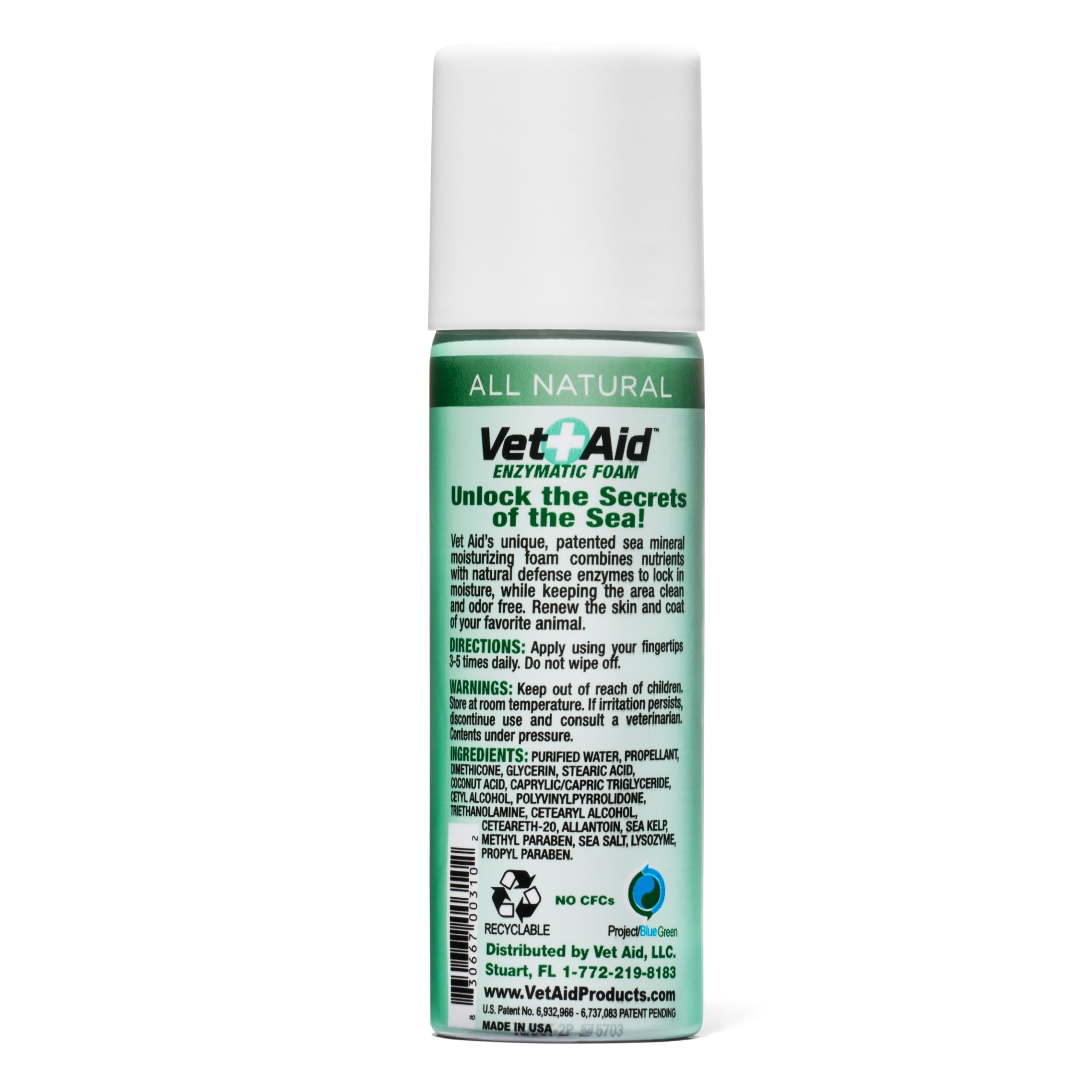 Vet Aid foam large-animal use demonstrates suitability for horses and more.
