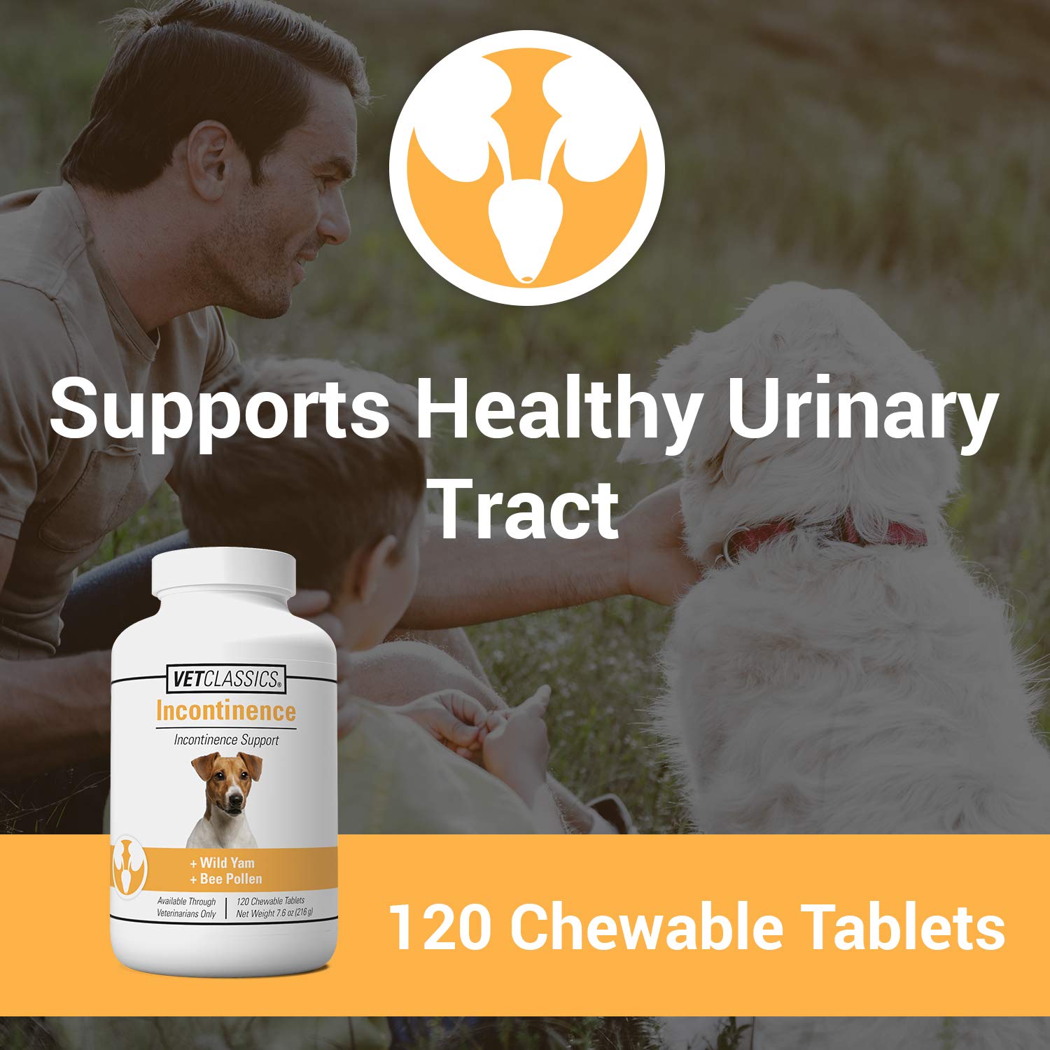 Vet Classics chewable tablets for dogs supporting bladder health