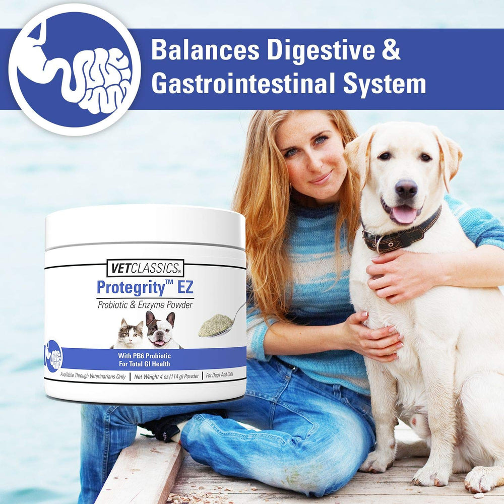 Vet Classics Protegrity EZ probiotic powder scoop for easy daily dosing