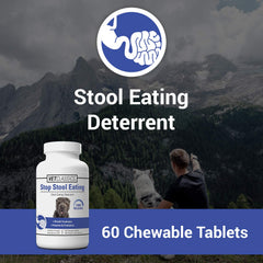 Vet Classics Stop Stool Eating packaged chews for convenient daily probiotic support.