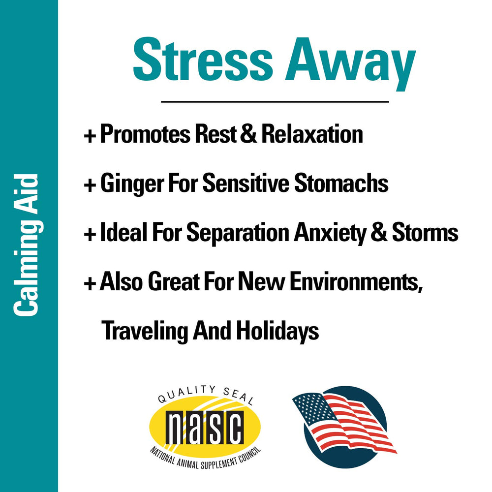 Vet Classics Stress Away cat chew suited for boarding or separation contexts