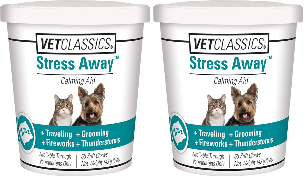Vet Classics Stress Away soft chews close-up showing tasty texture for calming pets