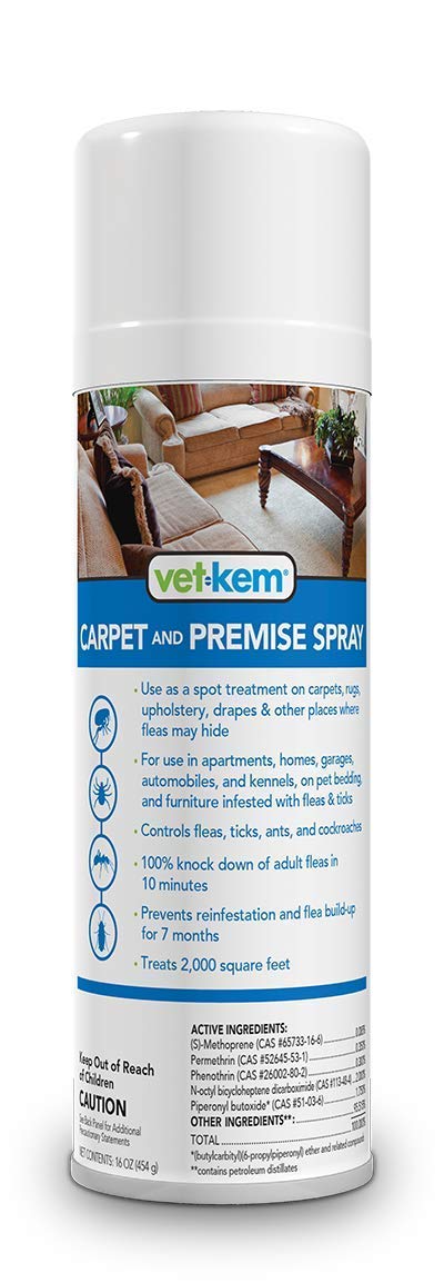 Vet-Kem Carpet Premise Spray bottle for treating carpets and upholstery against fleas