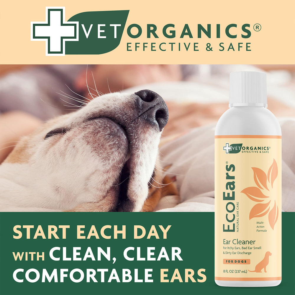 Vet Organics EcoEars 2-pack packaging suitable for home grooming kits