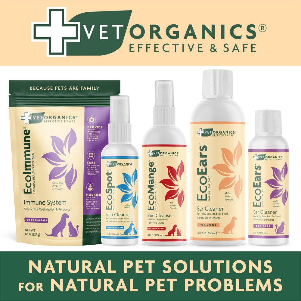 Vet Organics EcoEars is gentle on sensitive ears during cleaning
