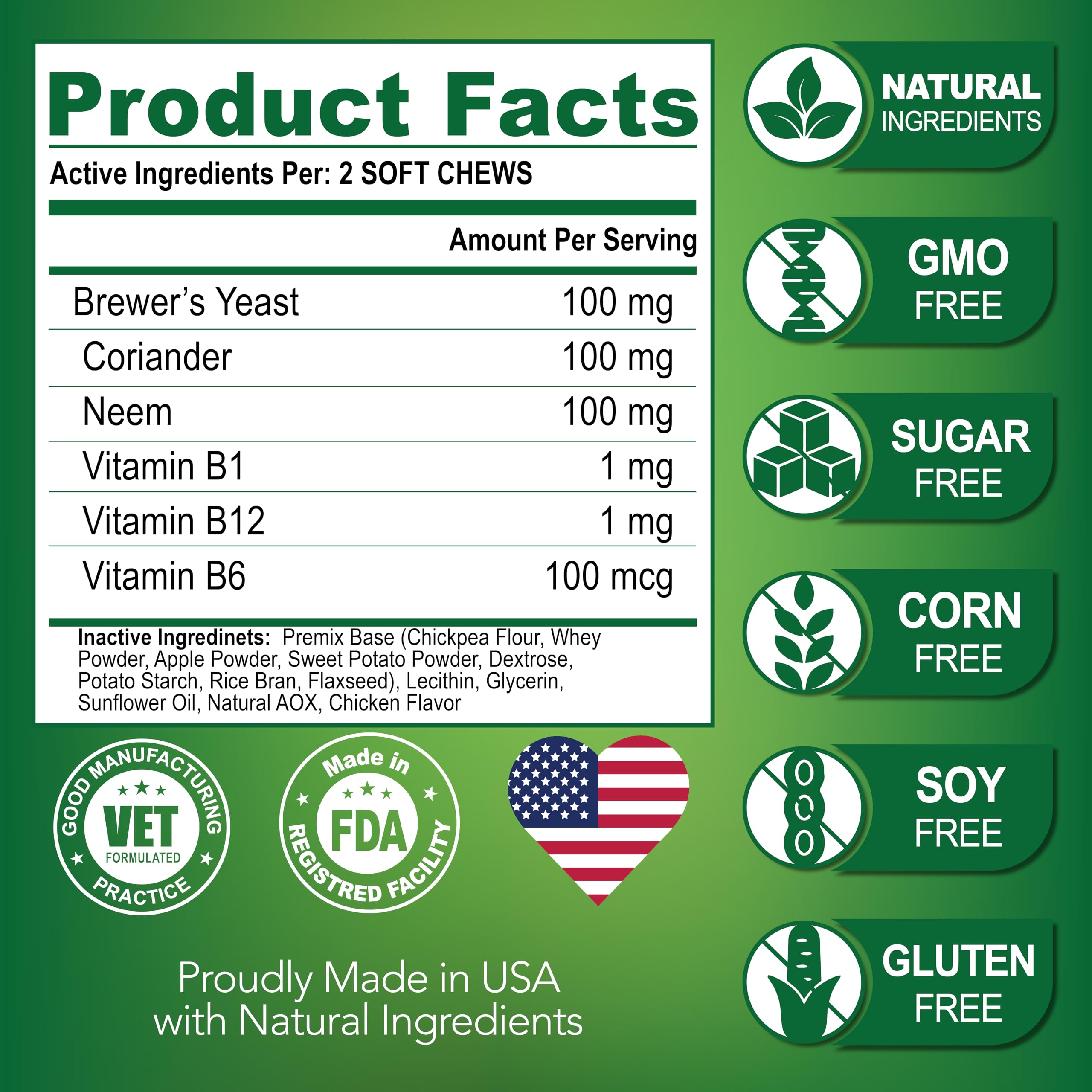 Vet Promise 120 tablets count supports a long-term prevention routine.