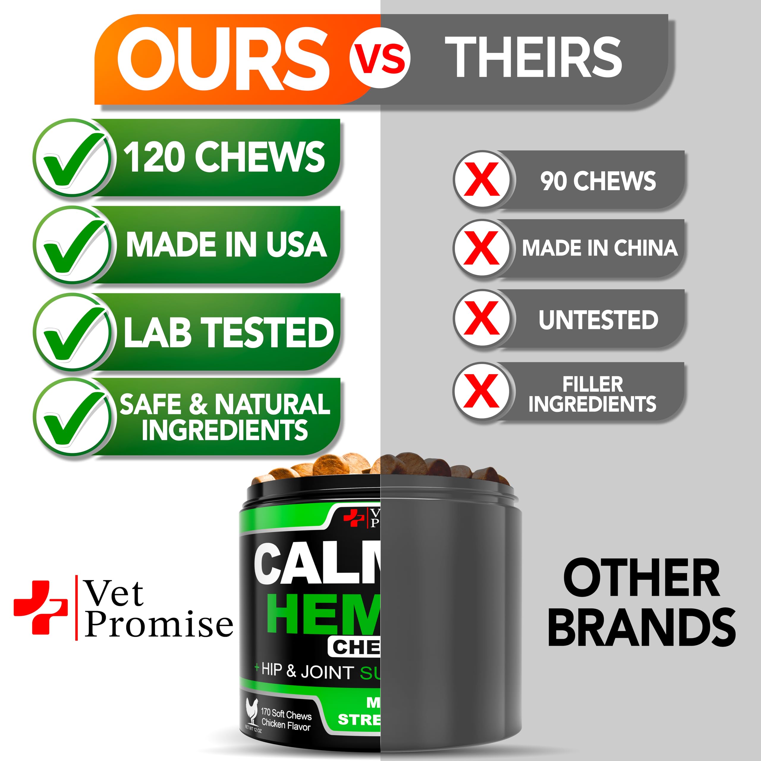 Vet Promise calming chews puppy-friendly texture suitable for gentle routines