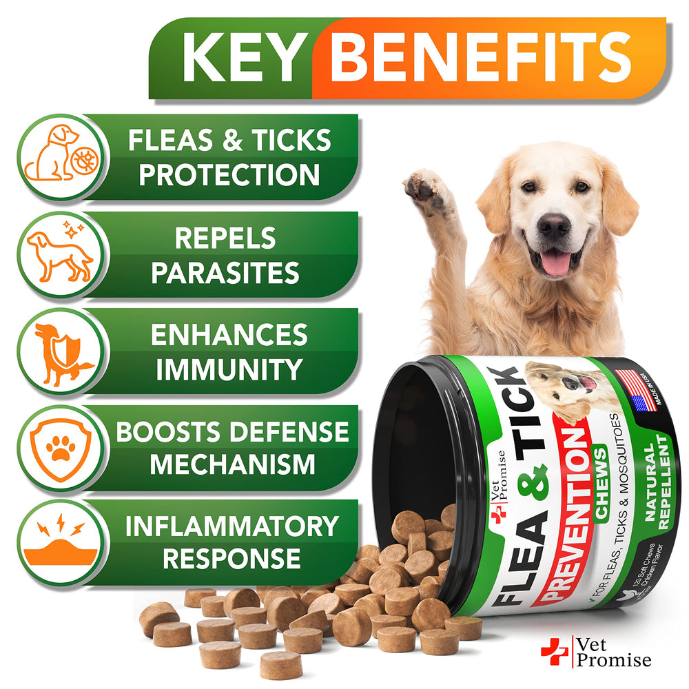 Vet Promise dog chew-treat closeup highlights a palatable chew for preventive care.