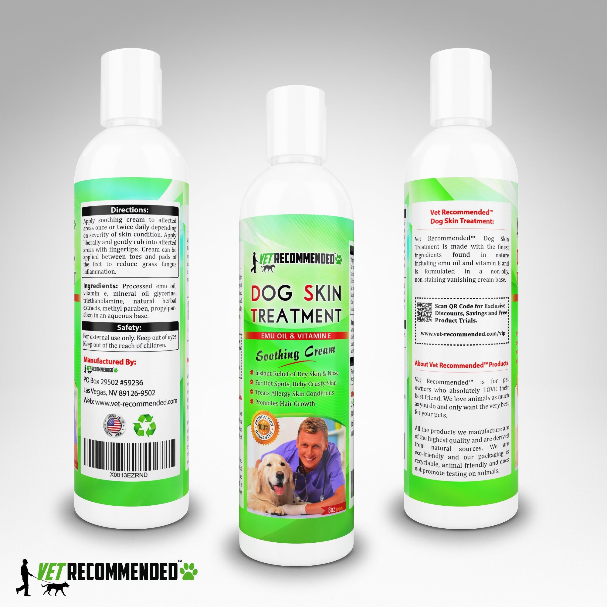 Vet Recommended dry nose care application showing hydration for dry noses.