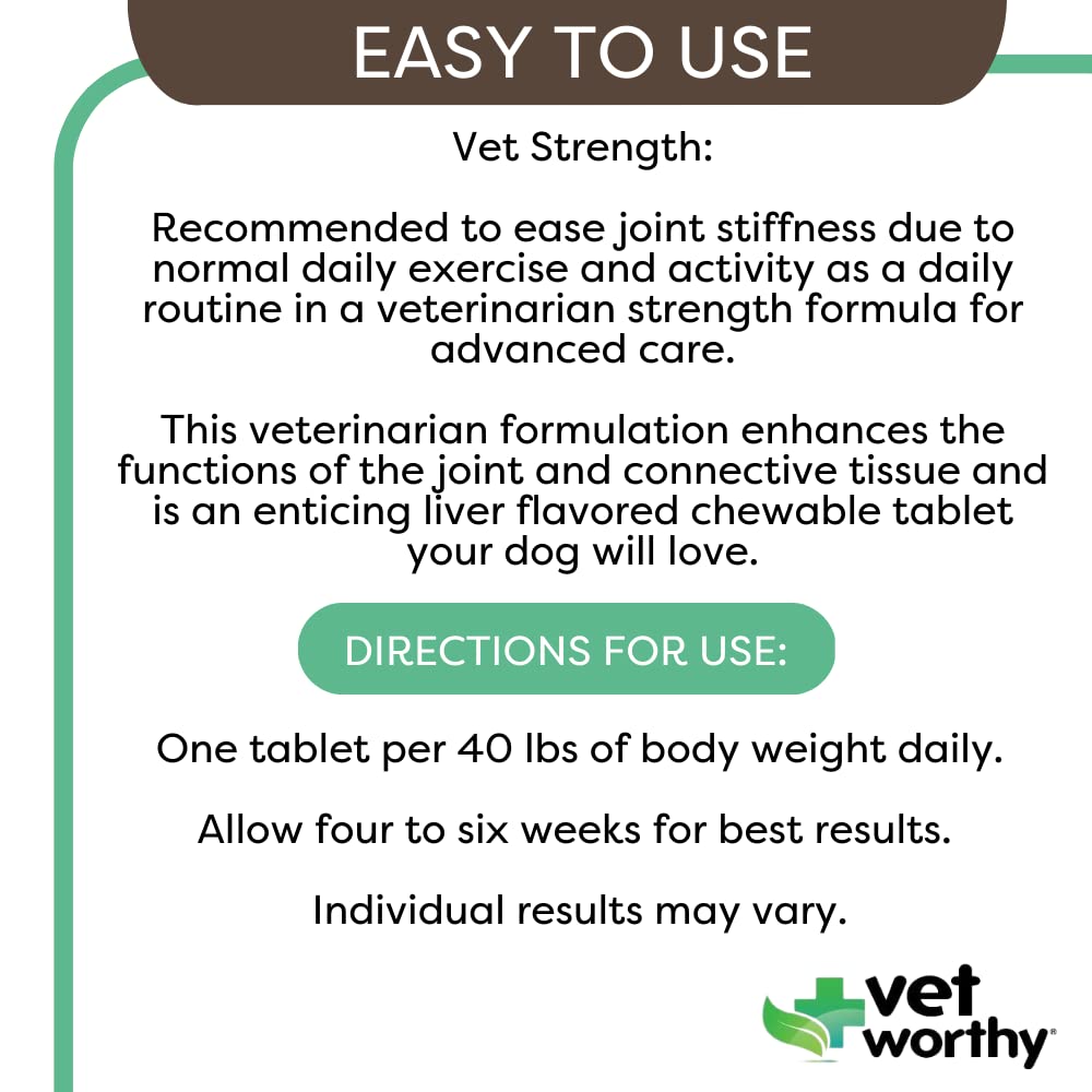 Vet Worthy dog running image suggests improved daily activity potential