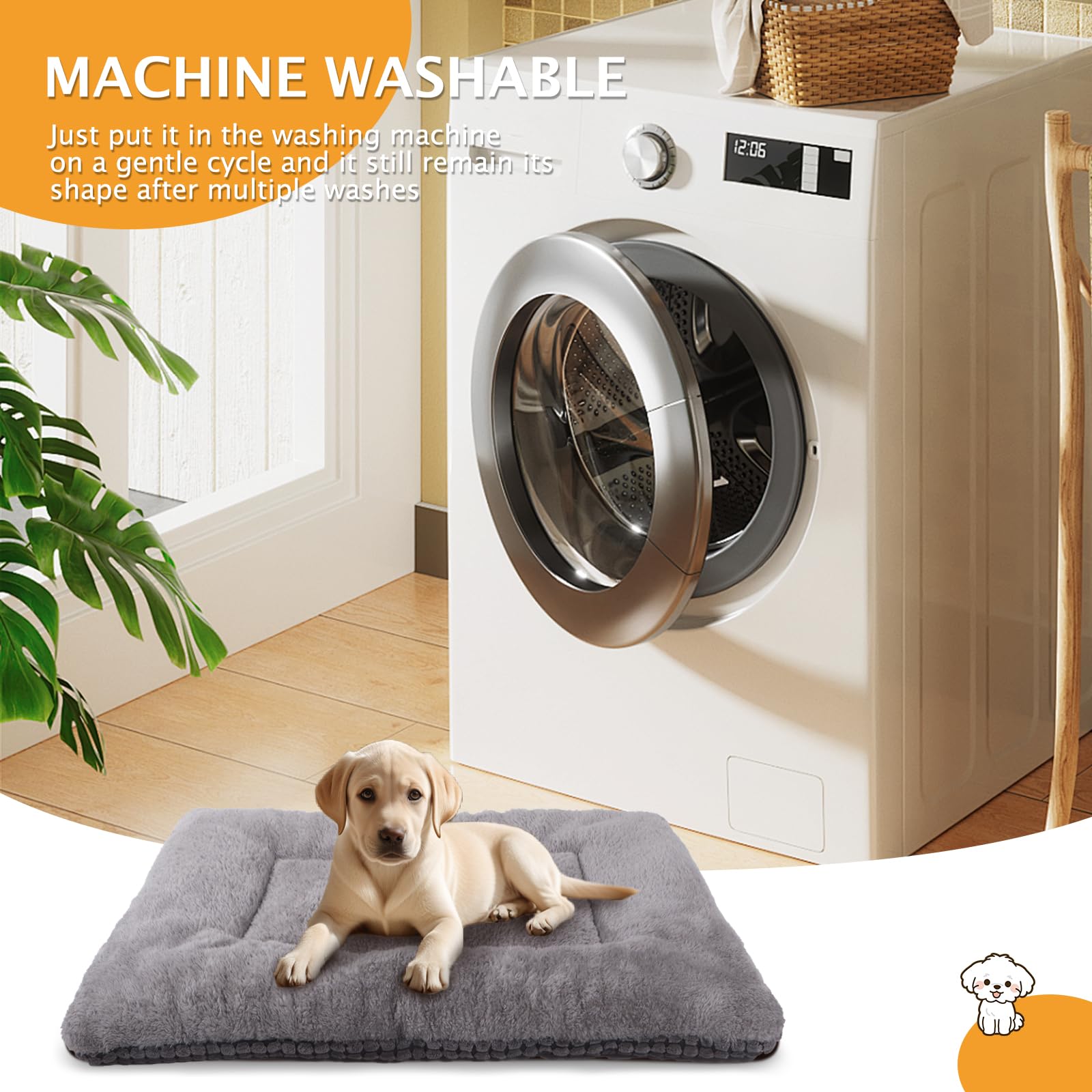 Vetasac dog bed mat is machine washable for easy cleaning