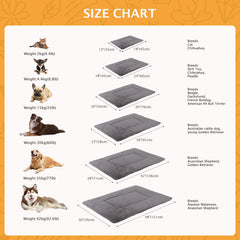 Vetasac dog bed mat PP cotton fill provides soft, supportive cushioning