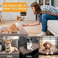 Vetasac reversible dog bed mat corn velvet side highlighting cool-to-touch fabric