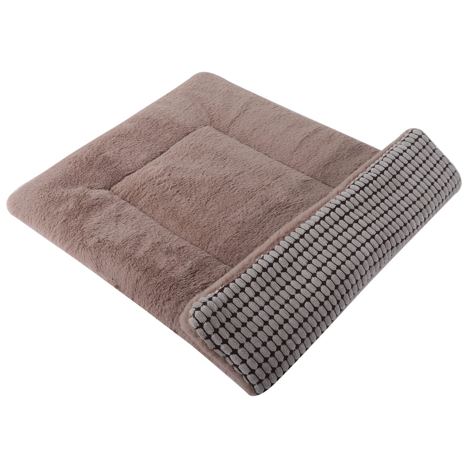 Vetasac reversible dog bed mat plush side showing cozy resting surface