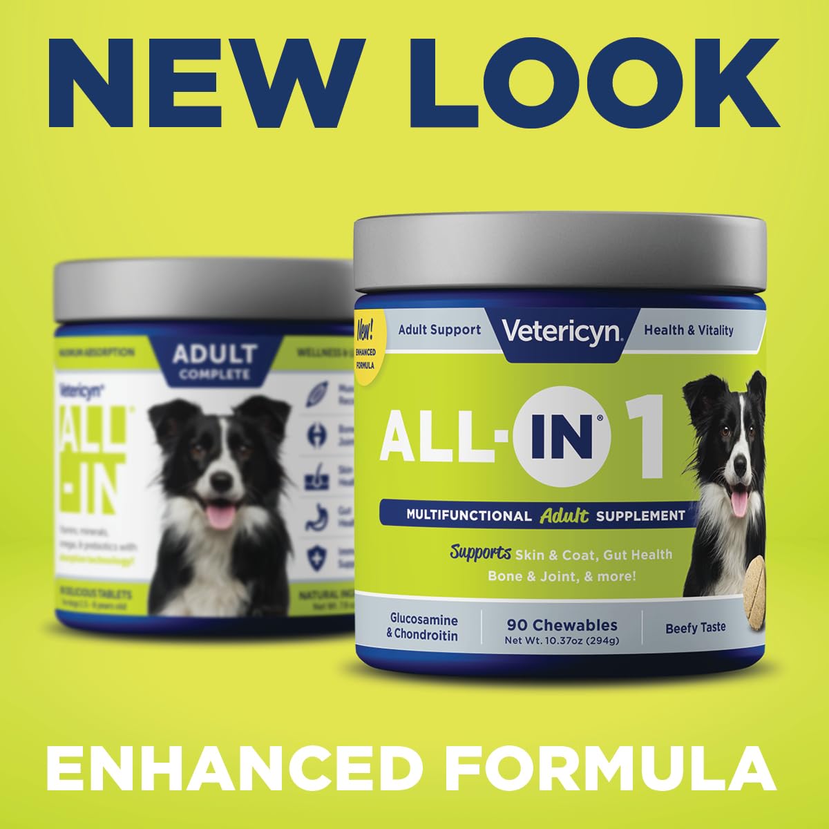 Vitamin D3 label on Vetericyn All-in-1 dog supplement