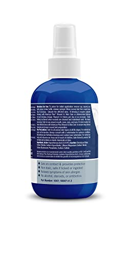 Vetericyn Plus hydrogel spray bottle top showcases compact packaging for home pet first aid.