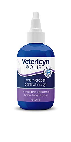 Vetericyn Plus Eye Gel closeup-ointment-texture highlights gentle, non-irritating care for sensitive eyes