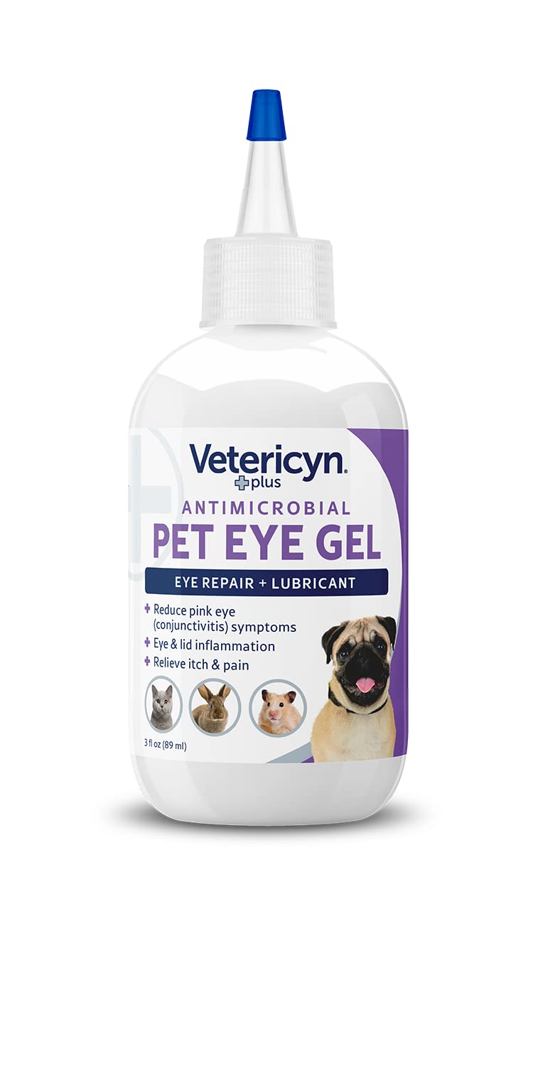 Dispense shot of Vetericyn Plus Eye Gel for precise, comfortable application.
