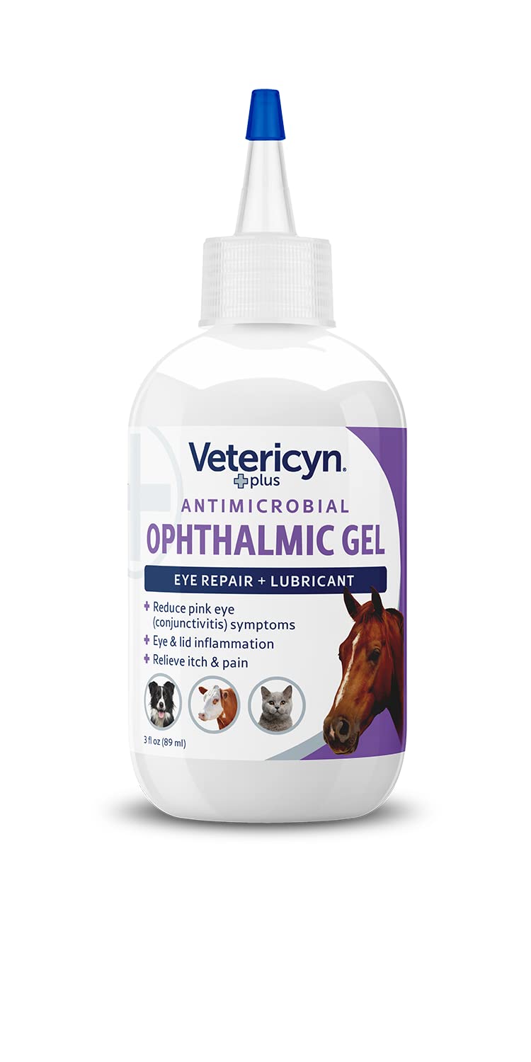 Vetericyn Plus Eye Gel relief-and-soothing action suggests calming relief for irritated eyes