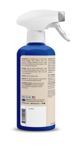 Vetericyn Plus Livestock Pink Eye Spray label highlights safety and non-irritating formula.