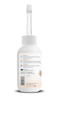 Vetericyn Triple-Action Ear Treatment cat ear closeup indicates soothing relief after use.