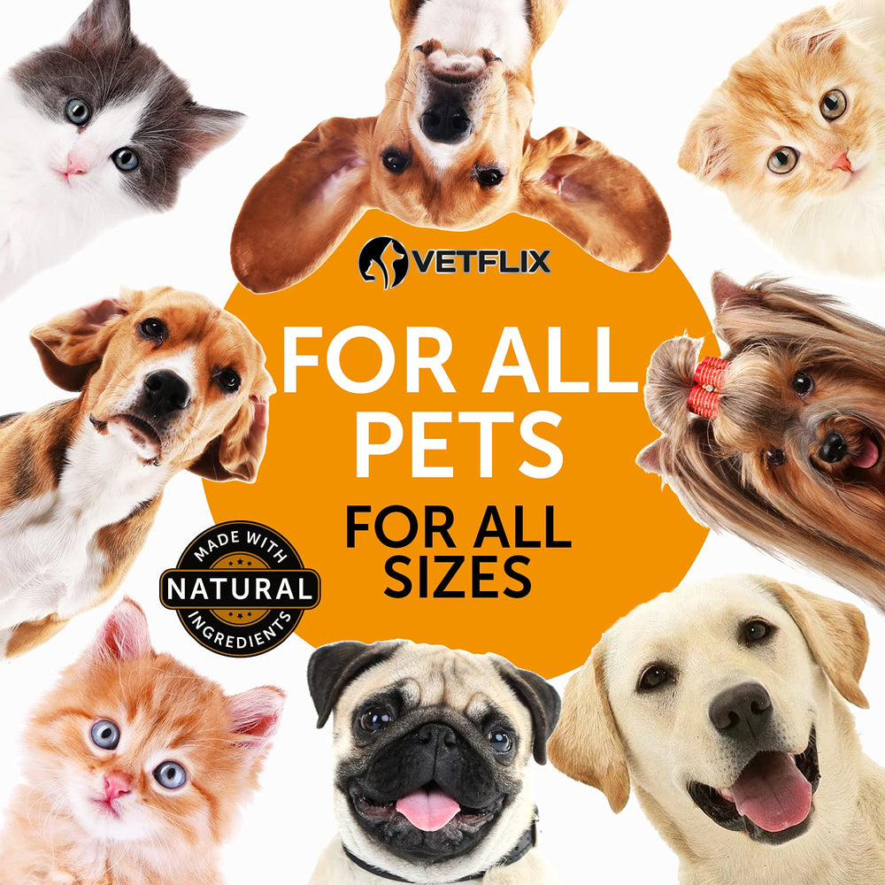 Vetflix vet-formulated USA-made formula underscores premium quality.