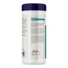 Dermabliss wipes used around wrinkles suggest safe cleansing for sensitive skin.