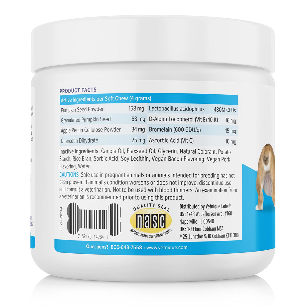 Vetnique Glandex: primer plano de chuches, textura suave para mordida agradable
