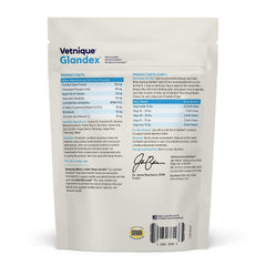 Vetnique Glandex pumpkin seeds highlight fiber and digestion benefits