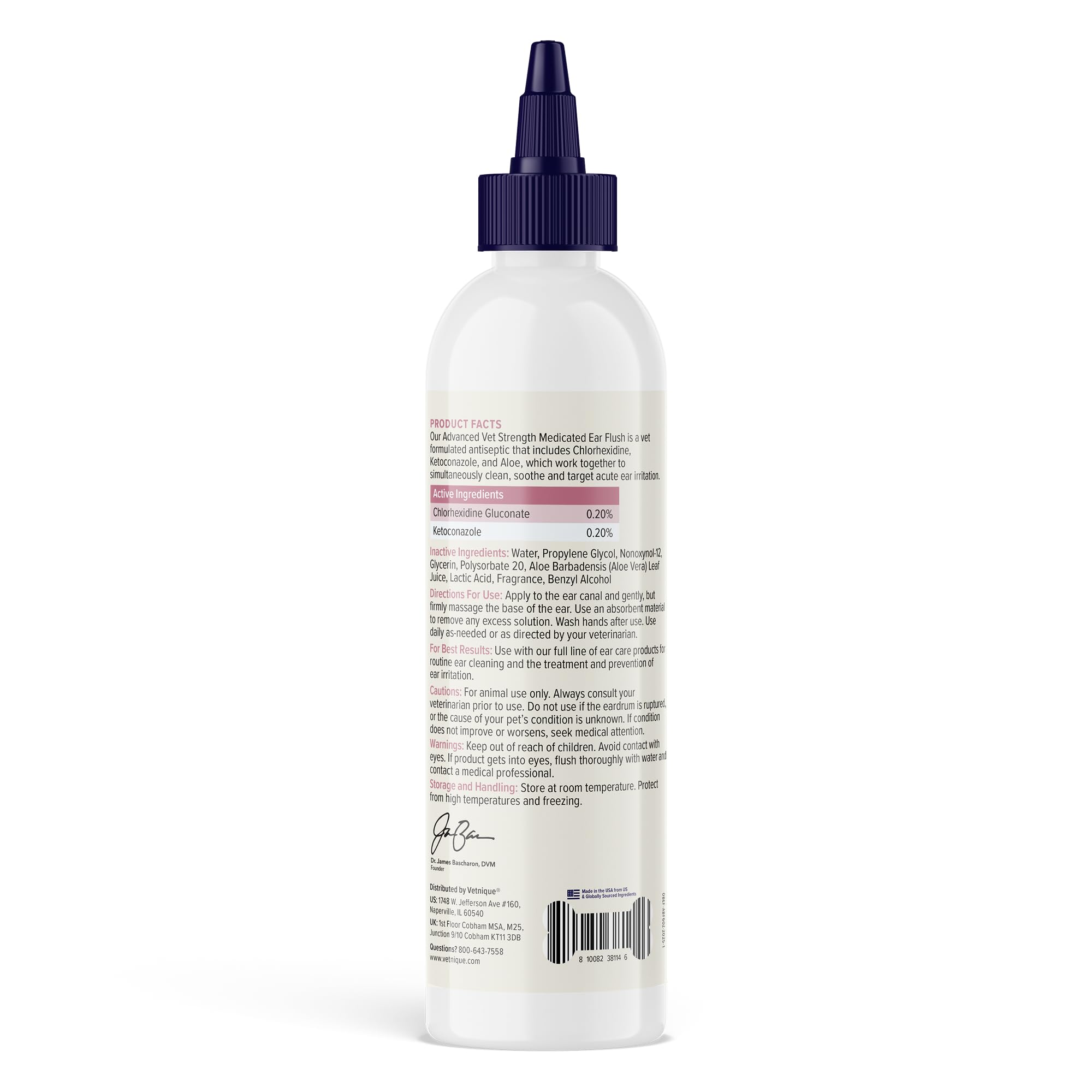 Vetnique Oticbliss - ketoconazol para apoyo antifúngico suave en orejas sensibles.