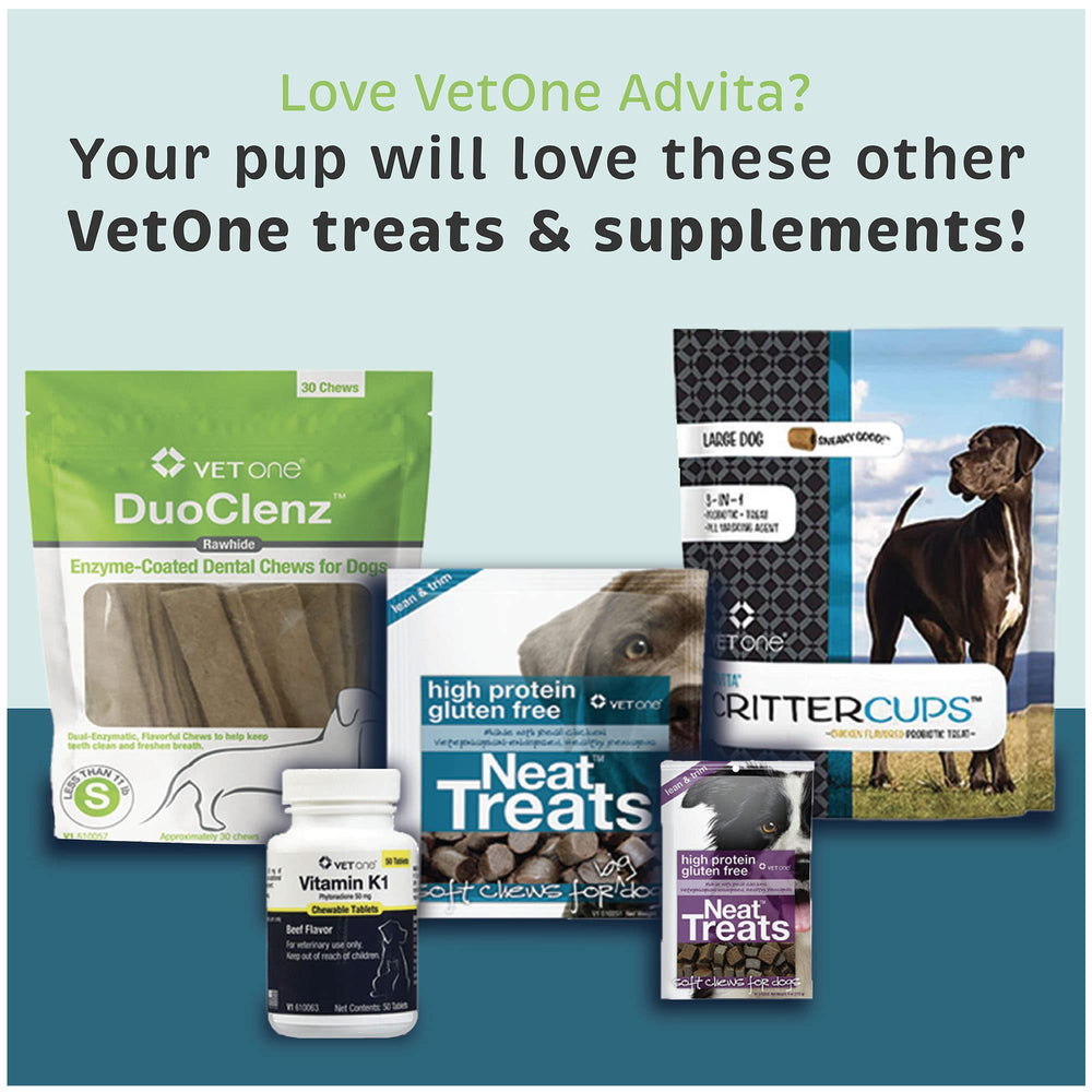 VetOne Advita daily-use packets suitable for puppies and adult dogs