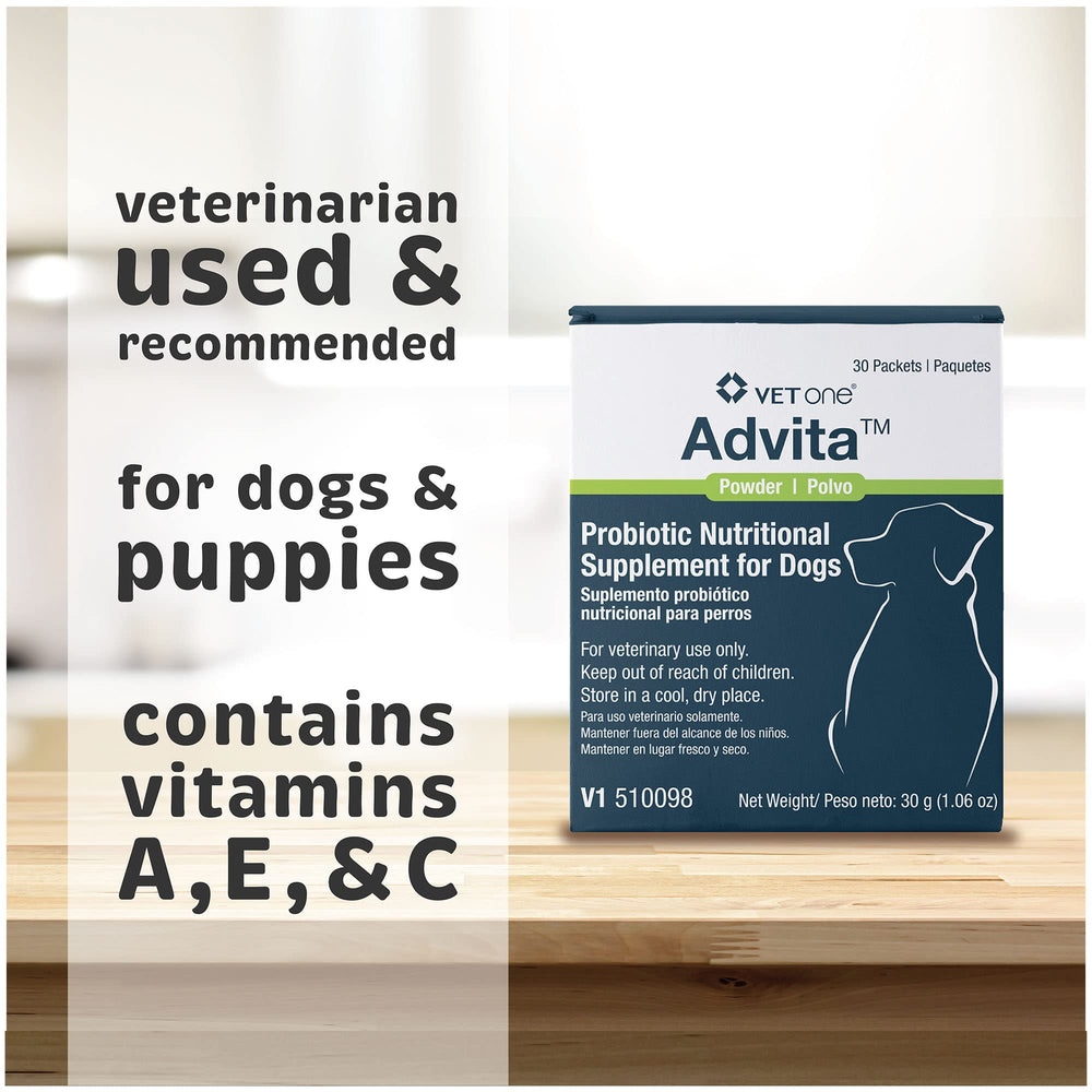 VetOne Advita live cultures micro-encapsulated for stability in dogs