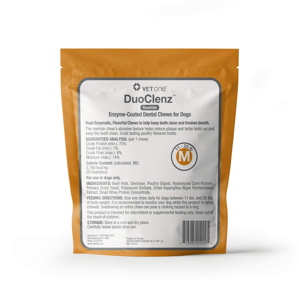 Vet One DuoClenz mouth-cleaning-action demonstrates abrasive texture helping reduce plaque.