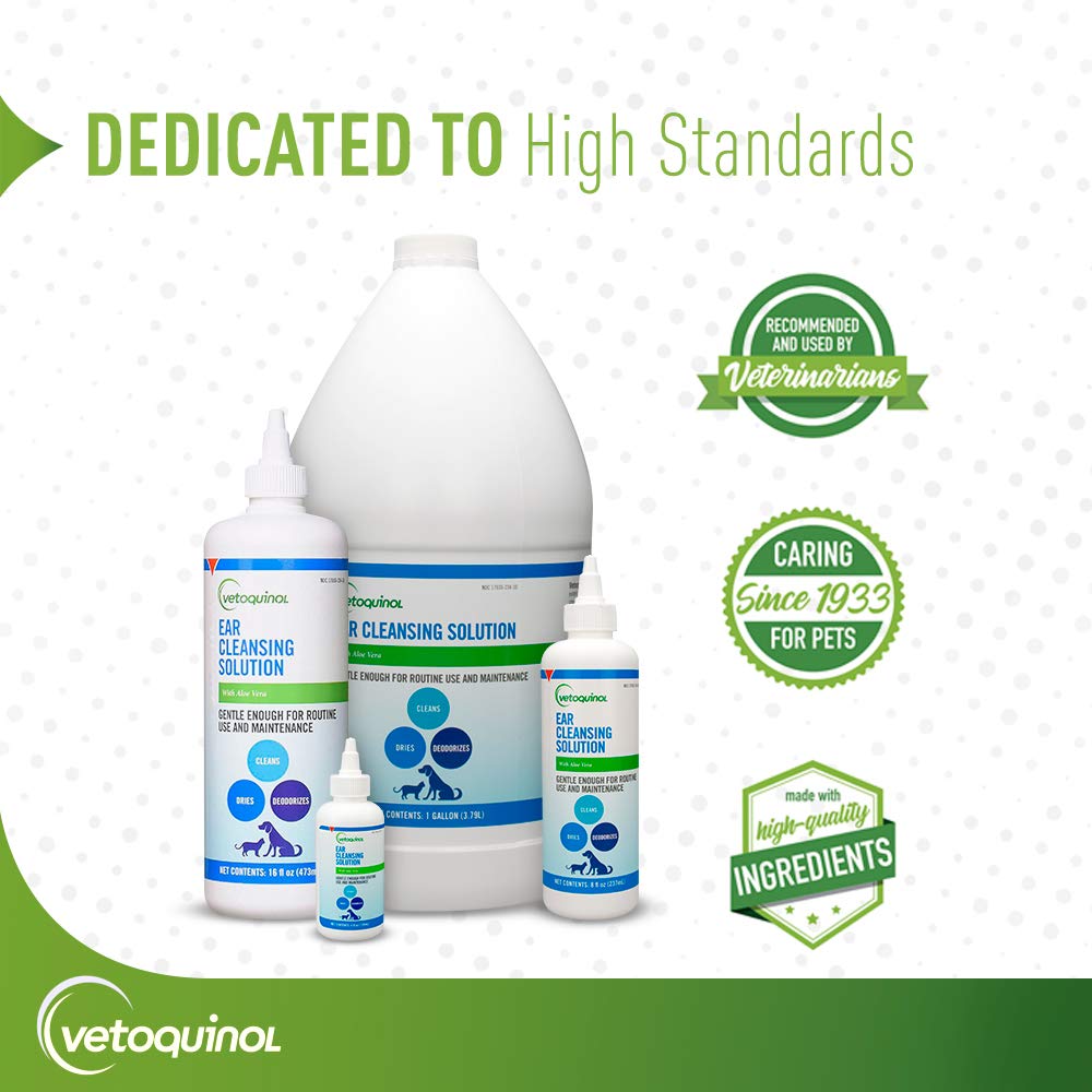 Vetoquinol dog and cat ear care routine support for healthy ears.