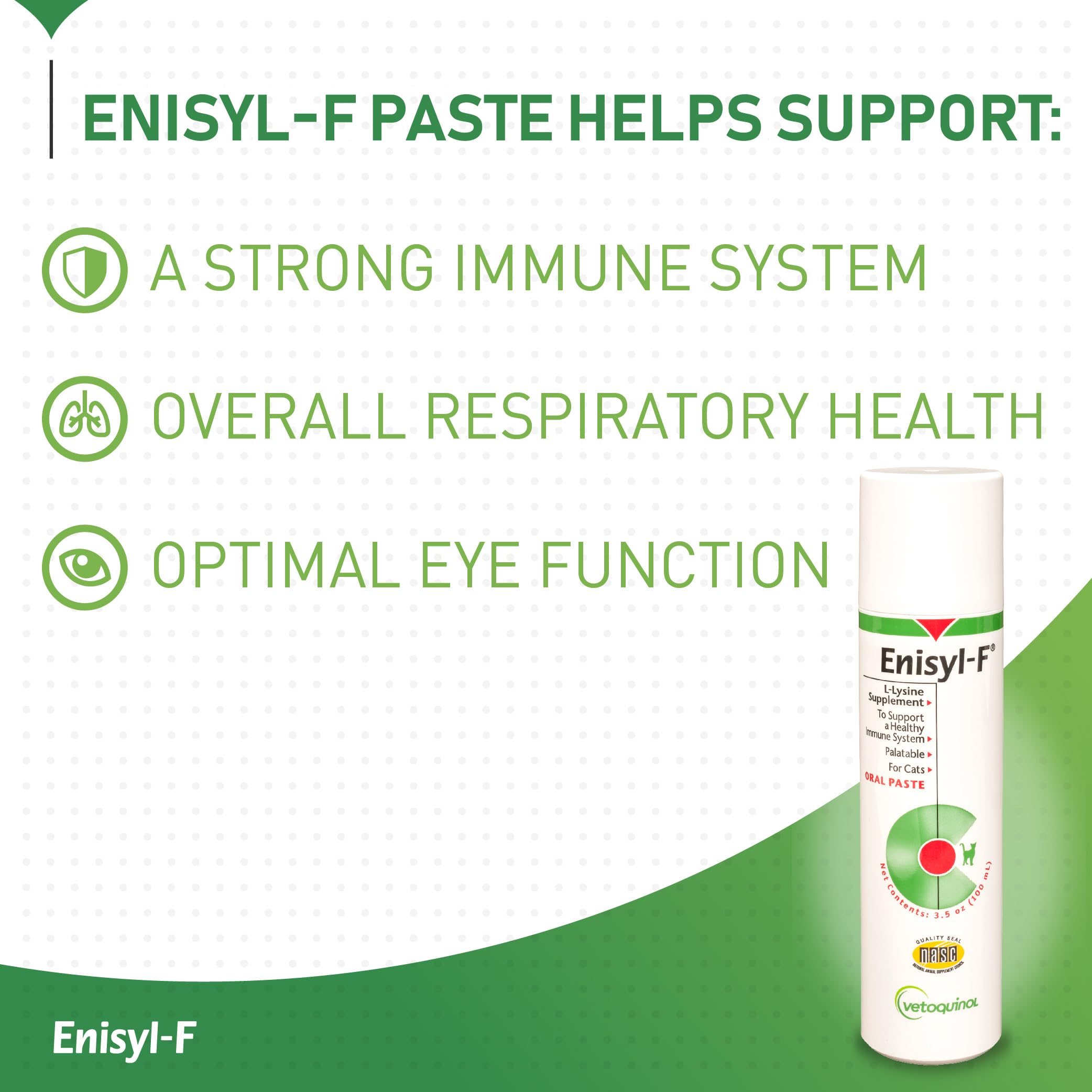 Vetoquinol Enisyl-F paste pump-dispense for easy consistent dosing