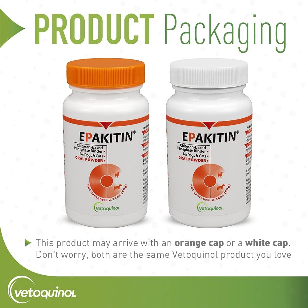Vetoquinol Epakitin easy-dosing scoop aids simple administration.