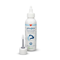 Vetoquinol pH•notix ear cleaner bottle pour supports easy daily ear hygiene