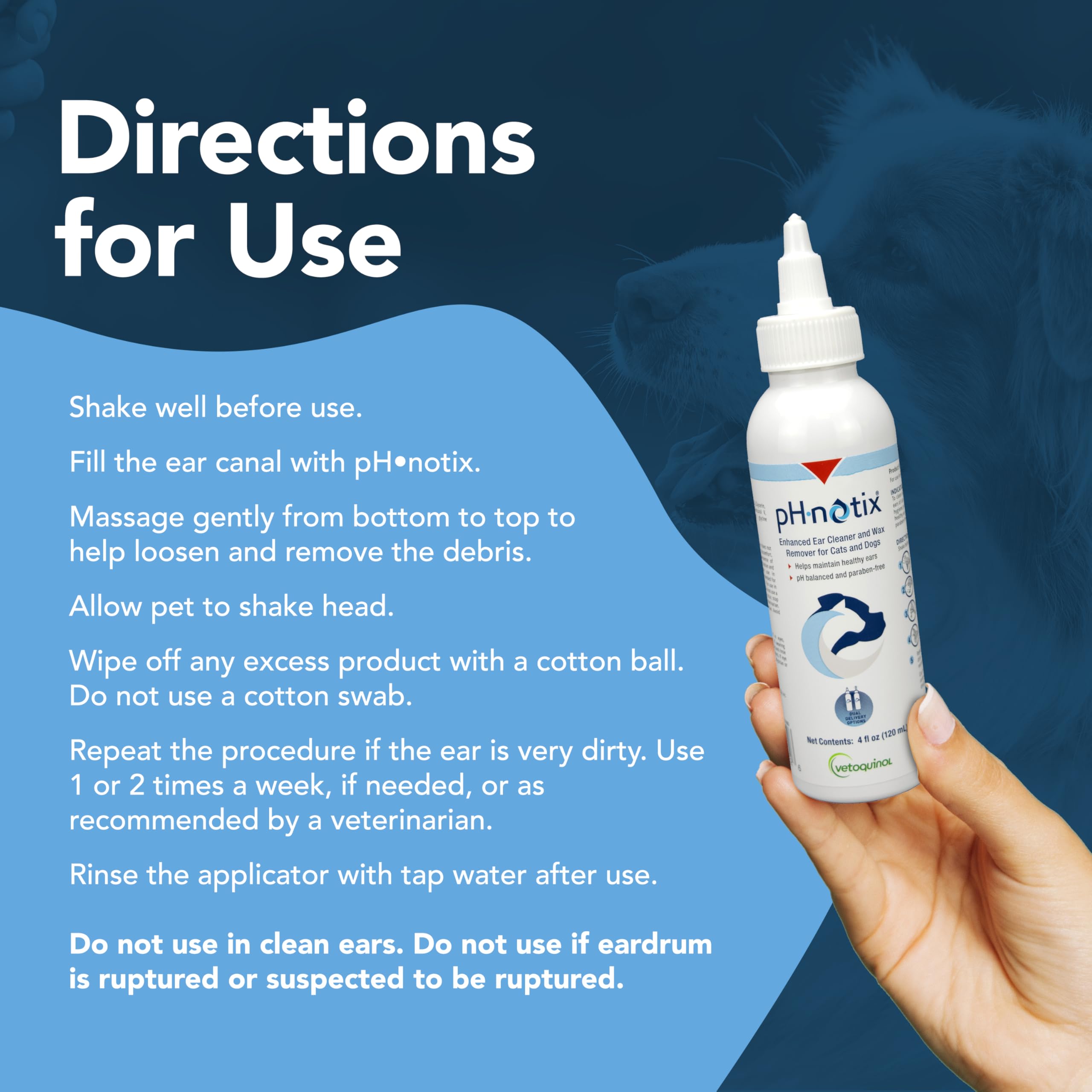 Vetoquinol pH•notix pH-balancing action supports natural balance without drying